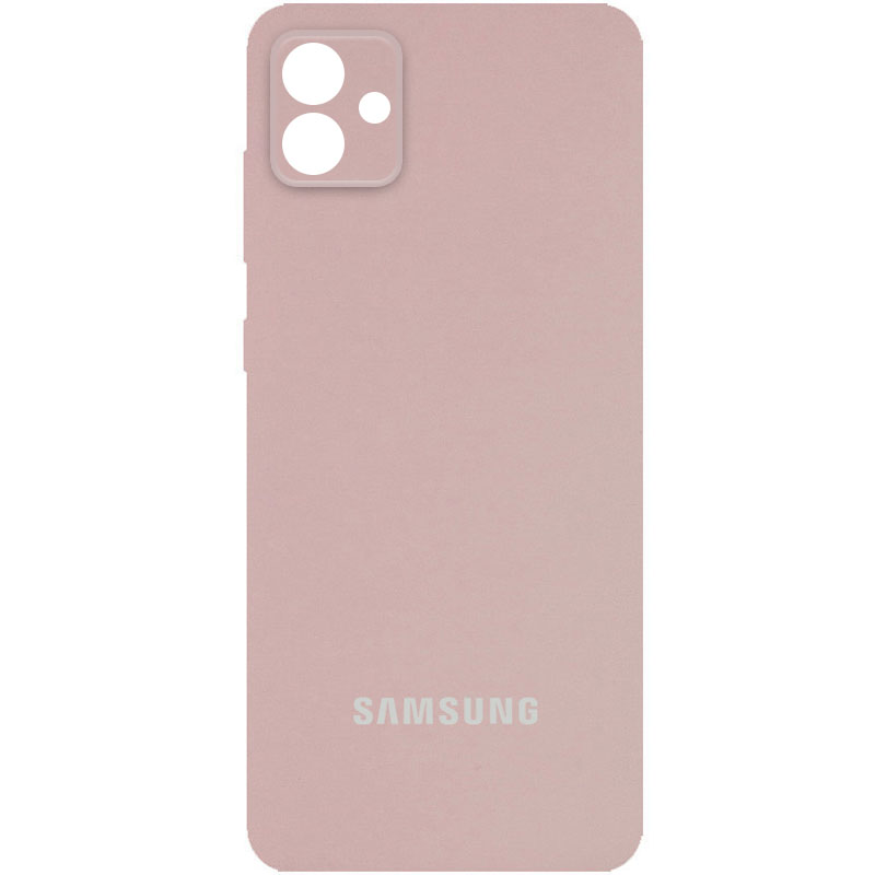 Чохол Silicone Cover Full Camera (AA) для Samsung Galaxy A04e (Рожевий / Pink Sand)