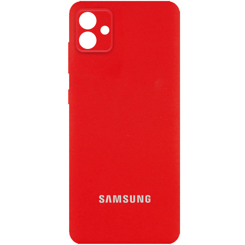 Чохол Silicone Cover Full Camera (AA) для Samsung Galaxy A04 (Червоний / Red)
