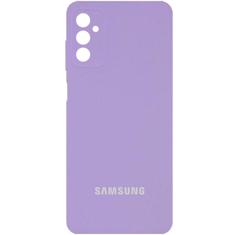 Чехол Silicone Cover Full Camera (AA) для Samsung Galaxy A04s (Сиреневый / Dasheen)