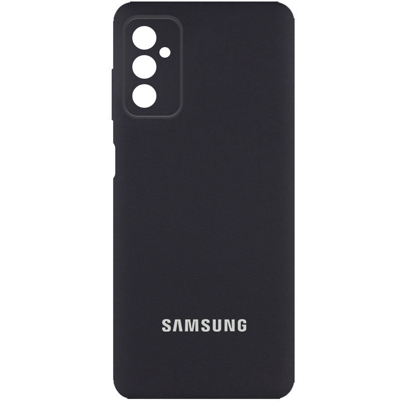 Чехол Silicone Cover Full Camera (AA) для Samsung Galaxy A24 4G (Черный / Black)
