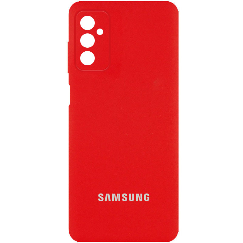 Чехол Silicone Cover Full Camera (AA) для Samsung Galaxy A24 4G (Красный / Red)