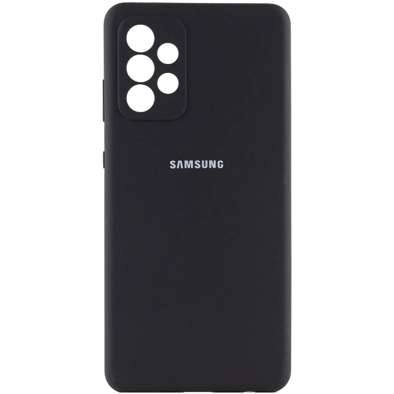 Чехол Silicone Cover Full Camera (AA) для Samsung Galaxy A33 5G (Черный / Black)