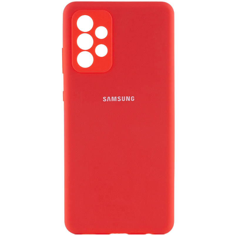 Чехол Silicone Cover Full Camera (AA) для Samsung Galaxy A33 5G (Красный / Red)