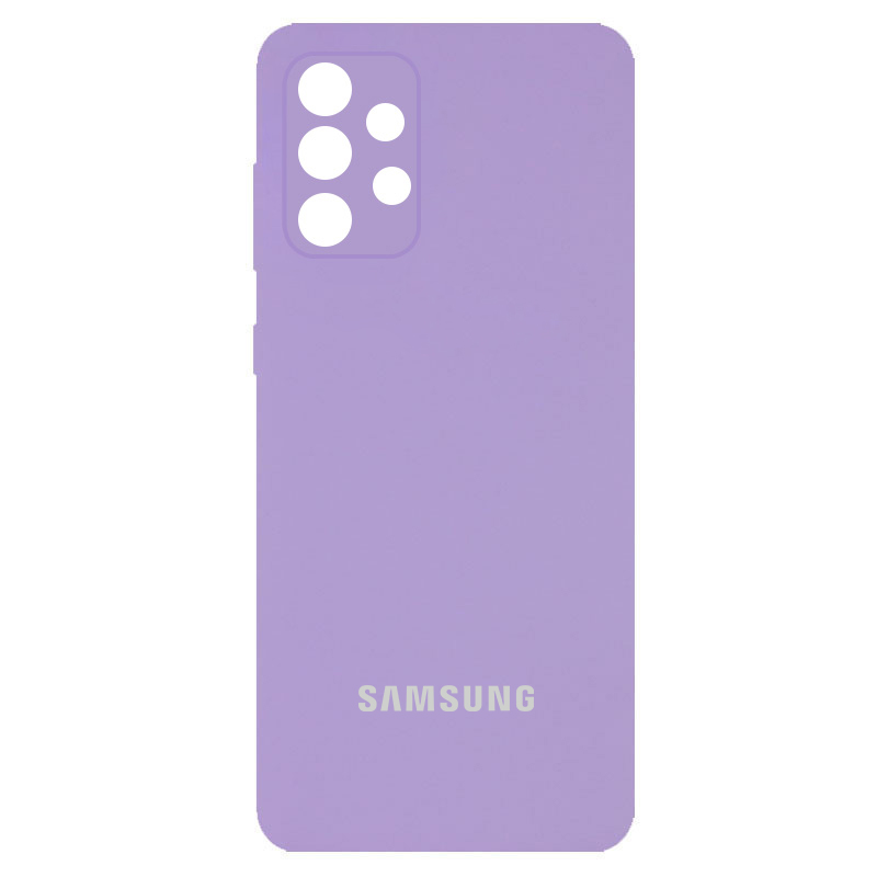 Чохол Silicone Cover Full Camera (AA) для Samsung Galaxy A33 5G (Бузковий / Dasheen)