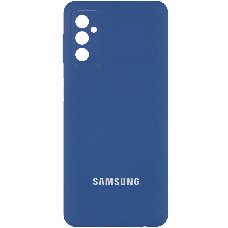 Чохол Silicone Cover Full Camera (AA) для Samsung Galaxy A34 5G (Синій / Navy Blue)