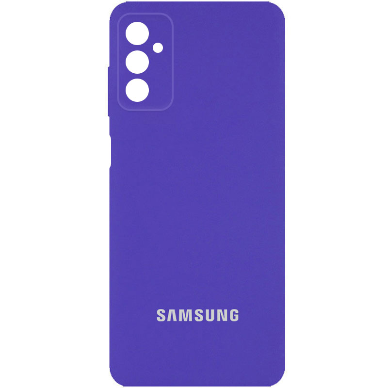 Чехол Silicone Cover Full Camera (AA) для Samsung Galaxy M52 (Фиолетовый / Purple)