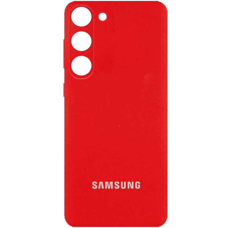 Чохол Silicone Cover Full Camera (AA) для Samsung Galaxy S23 (Червоний / Red)