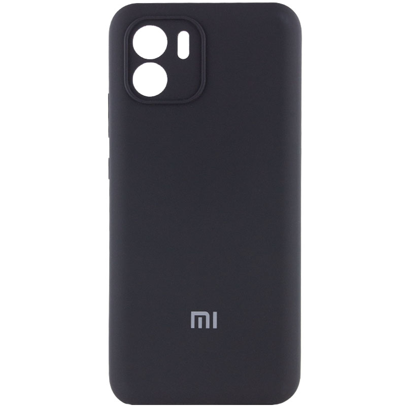 Чехол Silicone Cover Full Camera (AA) для Xiaomi Redmi A1 / A2 (Черный / Black)