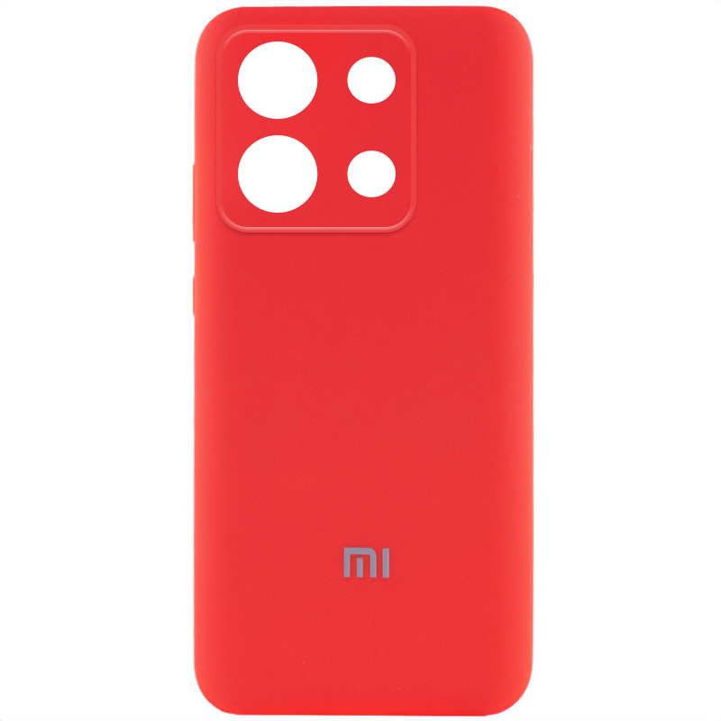 Чохол Silicone Cover Full Camera (AA) для Xiaomi Redmi Note 13 5G (Червоний / Red)