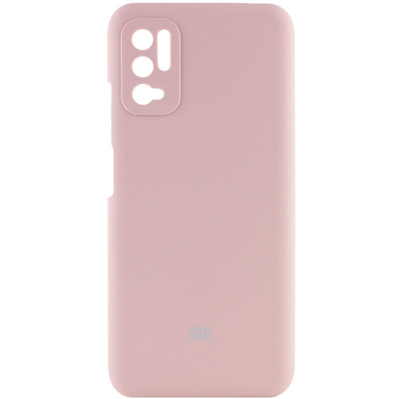 Чохол Silicone Cover Full Camera (AAA) для Xiaomi Redmi Note 10 5G (Рожевий / Pink Sand)