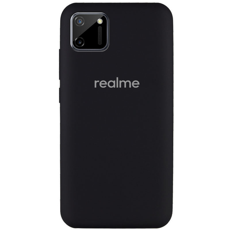 Чохол Silicone Cover Full Protective (AA) для Realme C11 (Чорний / Black)
