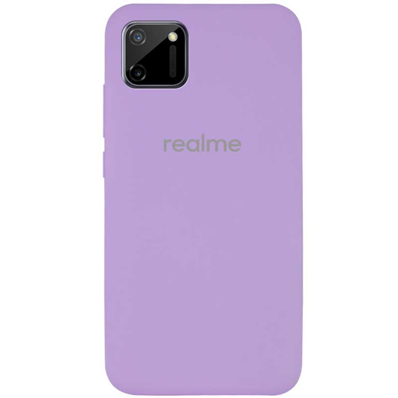 Чохол Silicone Cover Full Protective (AA) для Realme C11 (Бузковий / Lilac)