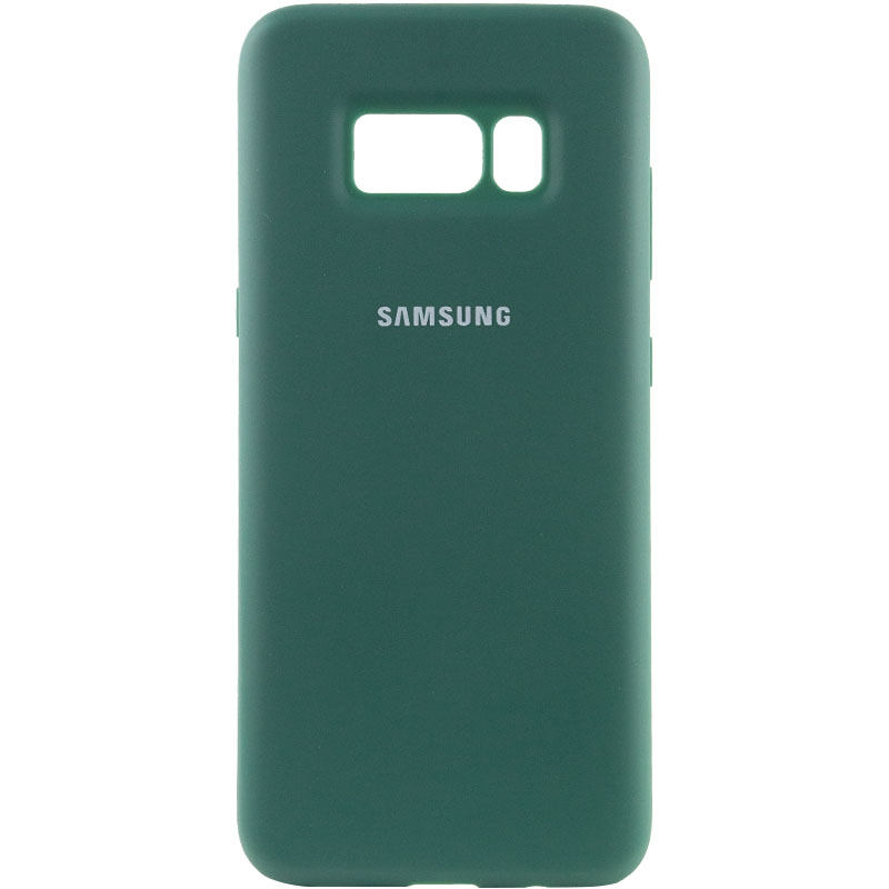 Чехол Silicone Cover Full Protective (AA) для Samsung G950 Galaxy S8 (Зеленый / Pine green)