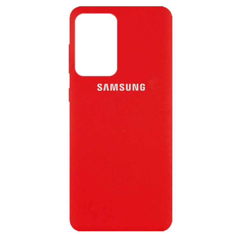 Фото Чехол Silicone Cover Full Protective (AA) для Samsung Galaxy A13 4G Красный / Red на onecase.com.ua