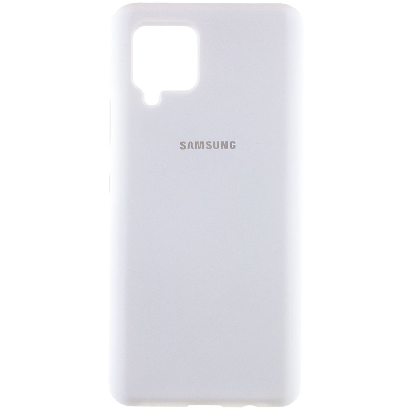 Чехол Silicone Cover Full Protective (AA) для Samsung Galaxy A42 5G (Белый / White)