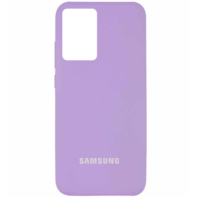 Чехол Silicone Cover Full Protective (AA) для Samsung Galaxy A53 5G (Сиреневый / Lilac)