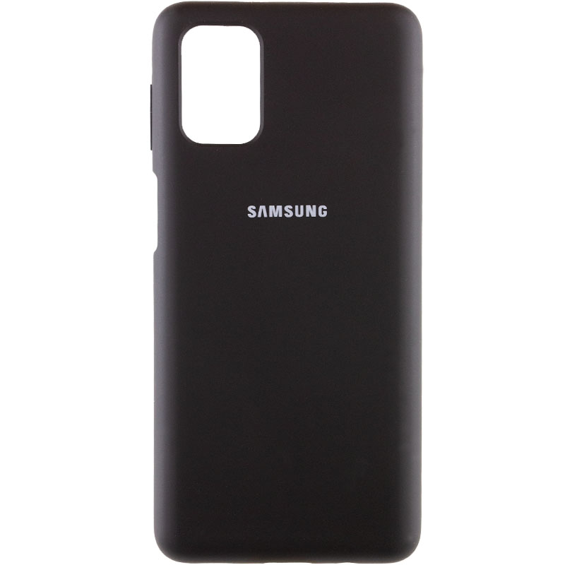 Чехол Silicone Cover Full Protective (AA) для Samsung Galaxy M31s (Черный / Black)