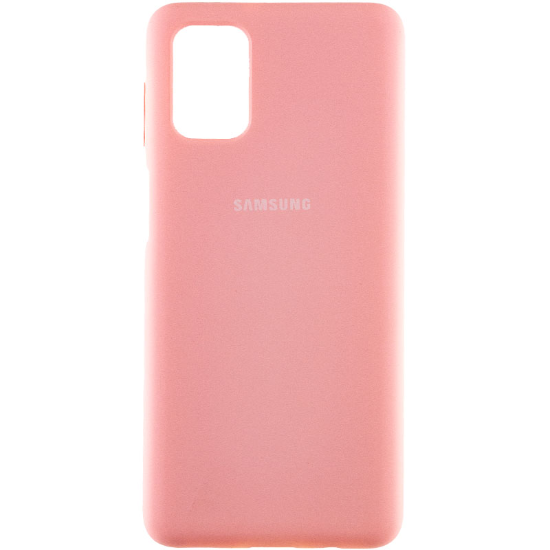 Чехол Silicone Cover Full Protective (AA) для Samsung Galaxy M31s (Розовый / Pink)