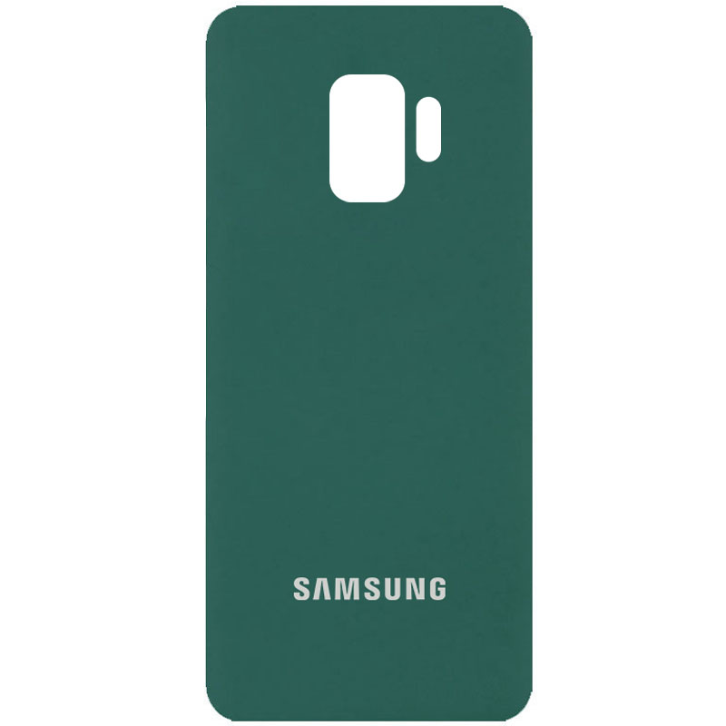 Фото Чехол Silicone Cover Full Protective (AA) для Samsung Galaxy S9 Зеленый / Pine green на onecase.com.ua