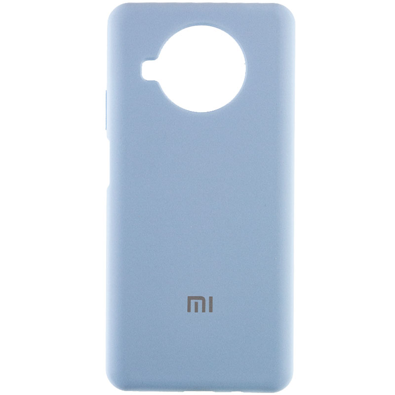 Чохол Silicone Cover Full Protective (AA) для Xiaomi Redmi Note 9 Pro 5G (Блакитний / Lilac Blue)