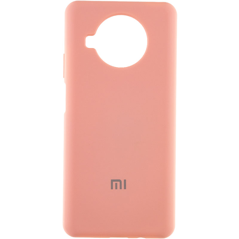 Чохол Silicone Cover Full Protective (AA) для Xiaomi Redmi Note 9 Pro 5G (Рожевий / Pudra)