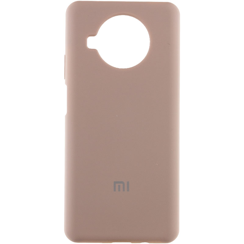 Чехол Silicone Cover Full Protective (AA) для Xiaomi Redmi Note 9 Pro 5G (Серый / Lavender)