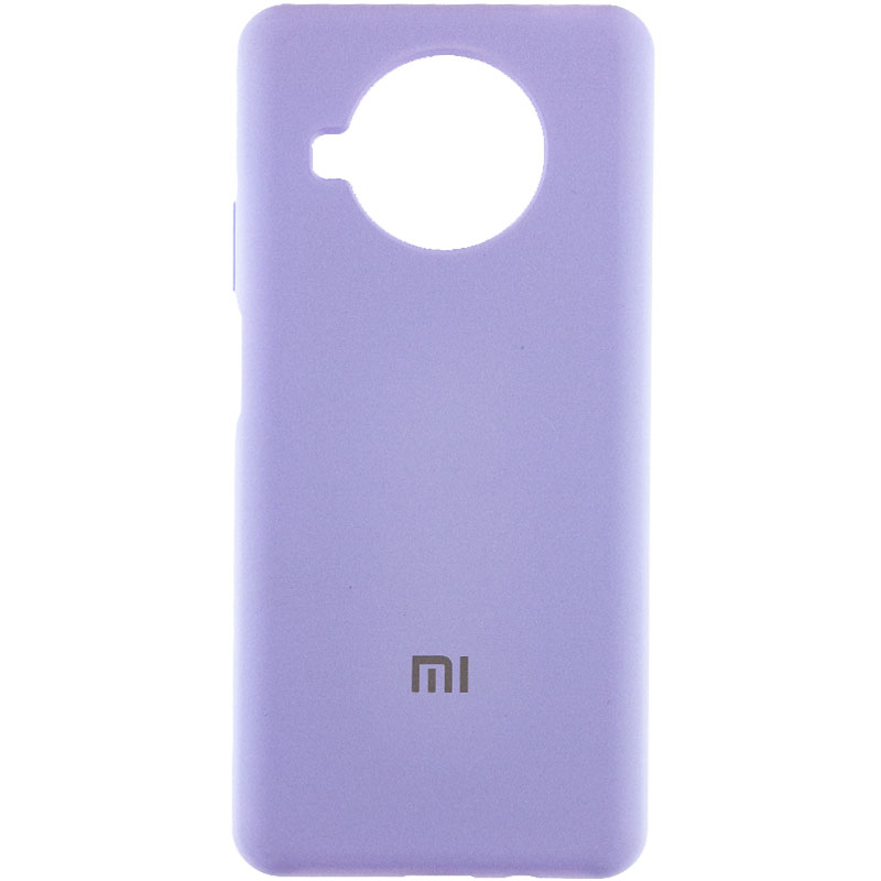 Чехол Silicone Cover Full Protective (AA) для Xiaomi Redmi Note 9 Pro 5G (Сиреневый / Dasheen)