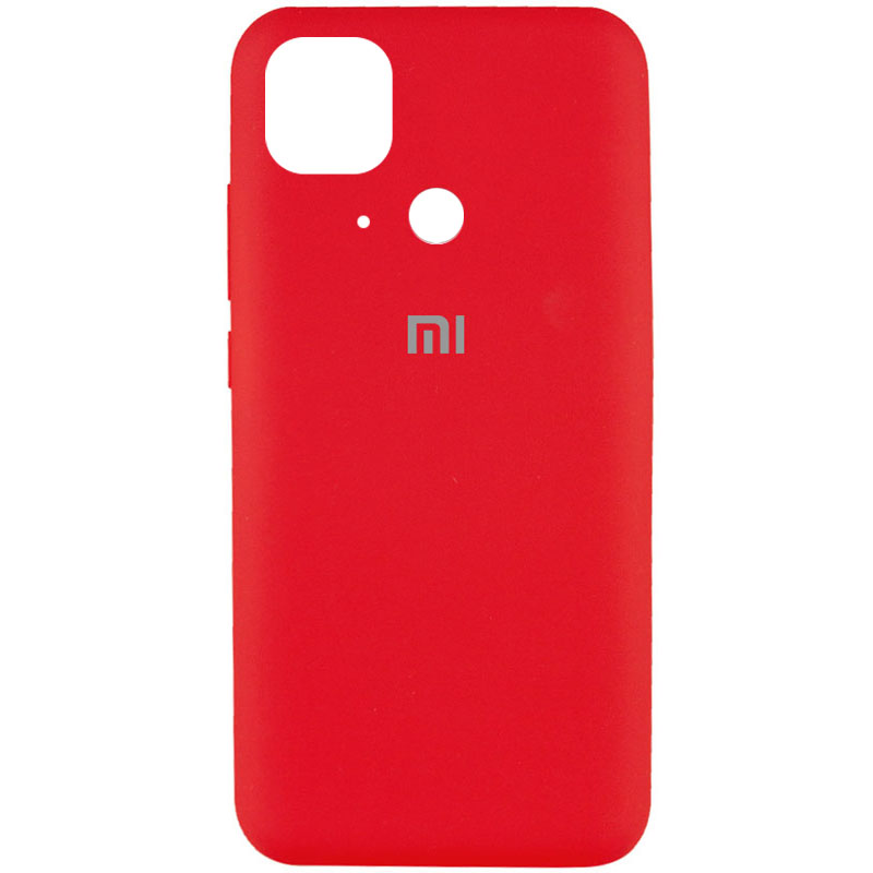 Чехол Silicone Cover Full Protective (AA) для Xiaomi Redmi 10C (Красный / Red)