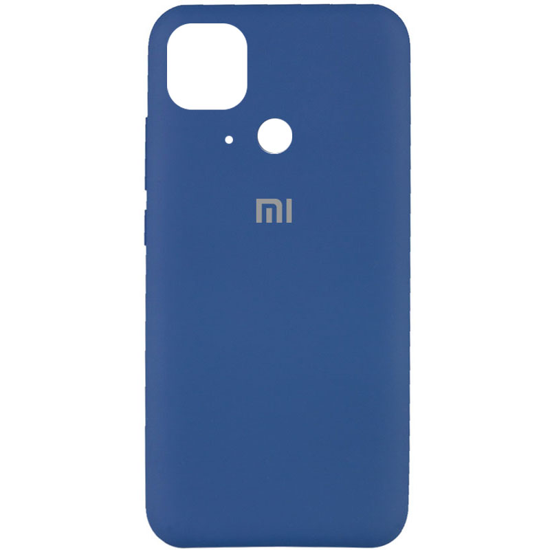 Чохол Silicone Cover Full Protective (AA) для Xiaomi Redmi 10C (Синій / Navy Blue)