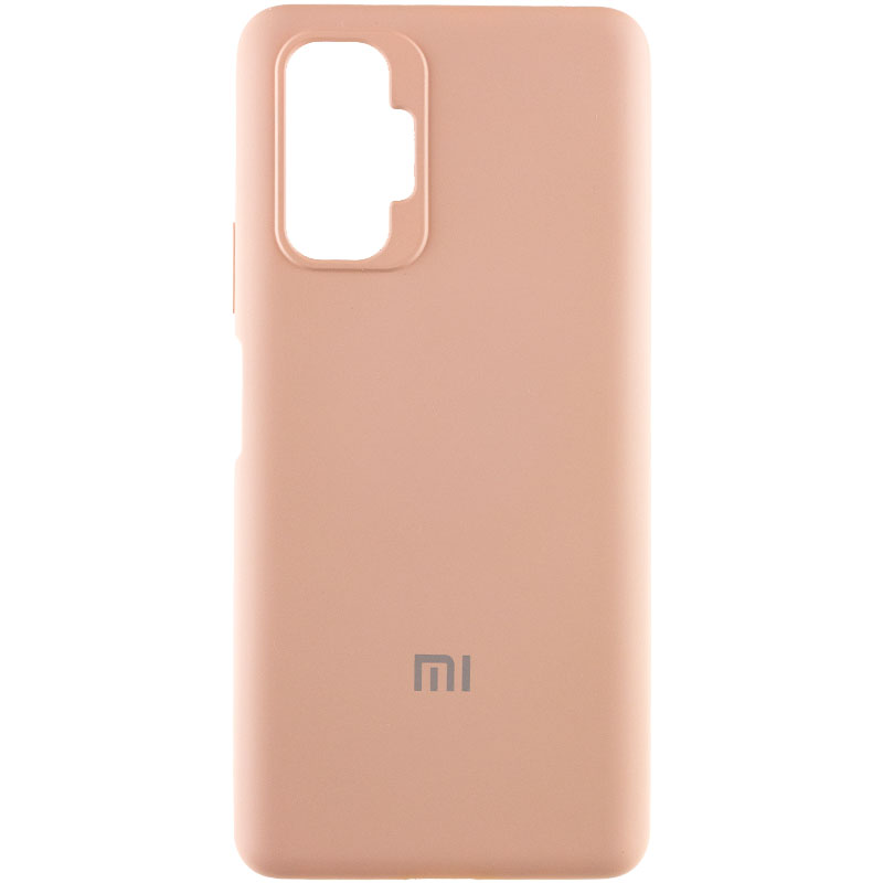 Чехол Silicone Cover Full Protective (AA) для Xiaomi Redmi Note 10 Pro Max (Розовый / Pink Sand)