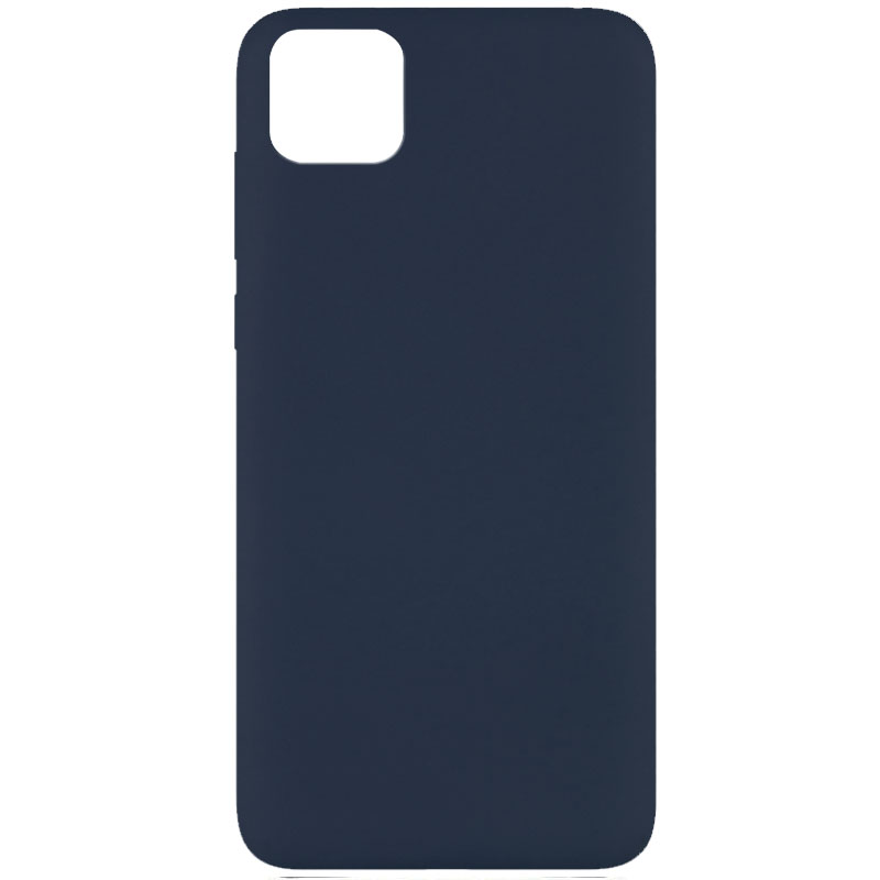 Чехол Silicone Cover Full without Logo (A) для Huawei Y5p (Синий / Midnight blue)