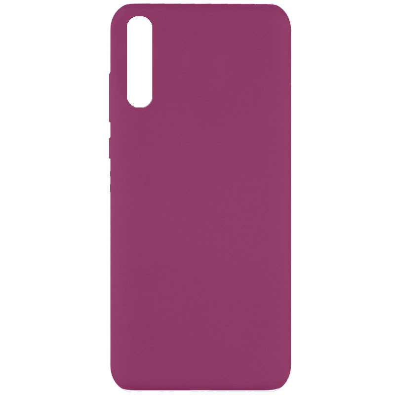 Чехол Silicone Cover Full without Logo (A) для Huawei P Smart S (Бордовый / Marsala)