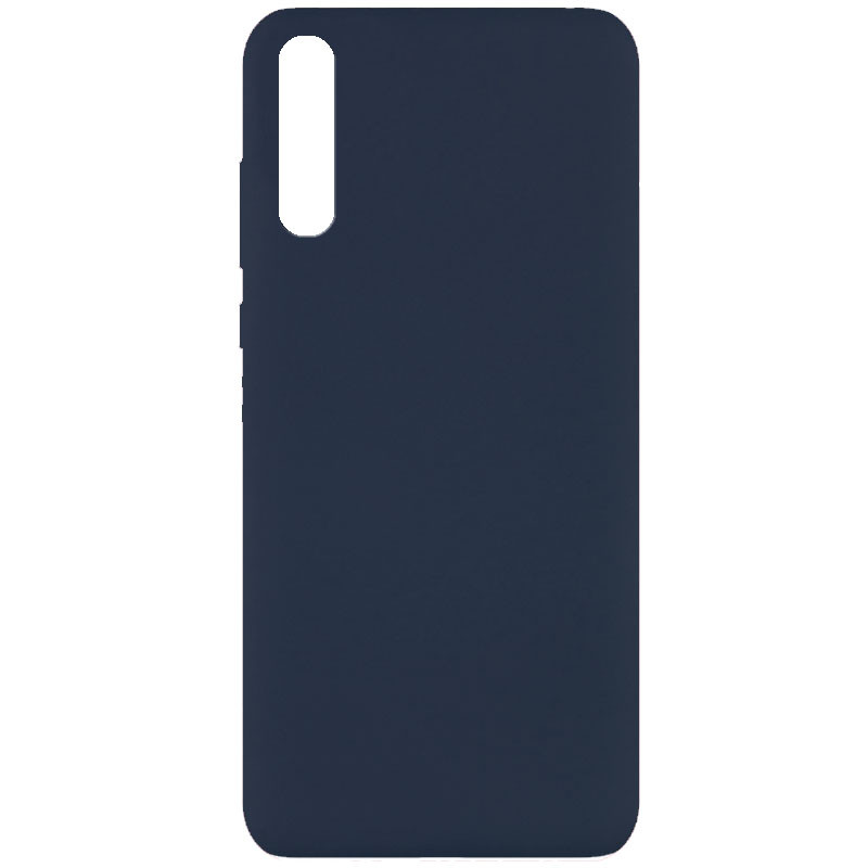 Чехол Silicone Cover Full without Logo (A) для Huawei Y8p (2020) / P Smart S (Синий / Midnight blue)