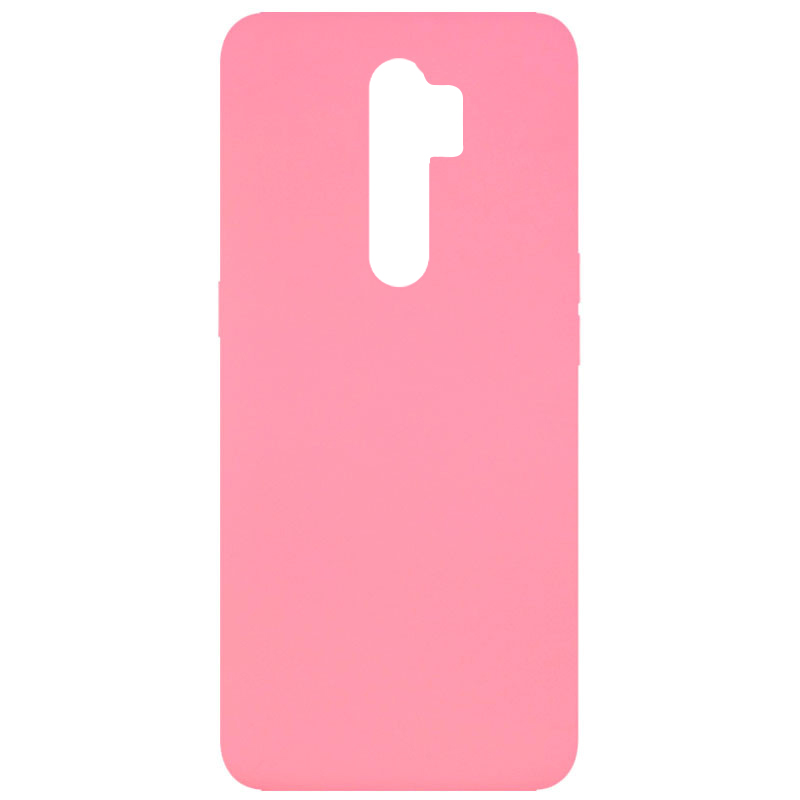 Чохол Silicone Cover Full without Logo (A) для Oppo A5 (2020) (Рожевий / Pink)