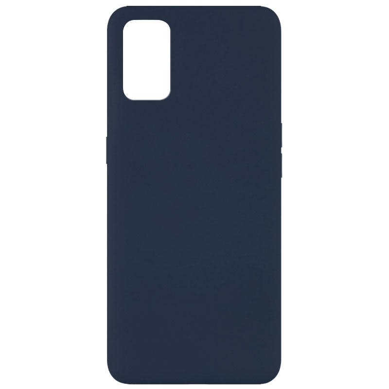 Чехол Silicone Cover Full without Logo (A) для Oppo A52 / A72 / A92 (Синий / Midnight blue)