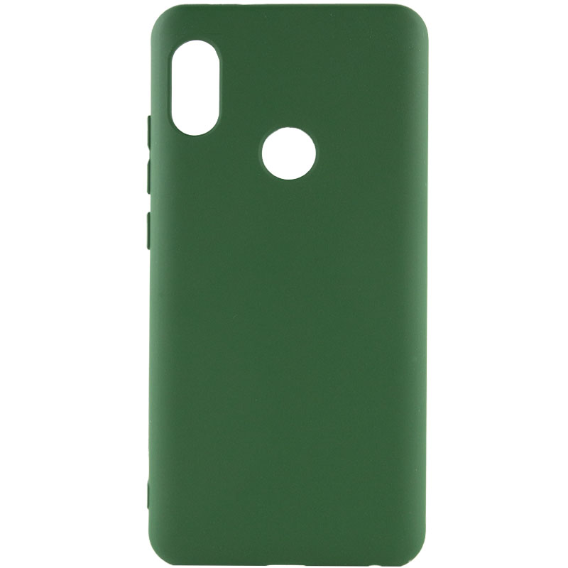 Чохол Silicone Cover Lakshmi (A) для Xiaomi Redmi Note 5 Pro / Note 5 (AI Dual Camera) (Зелений / Dark green)