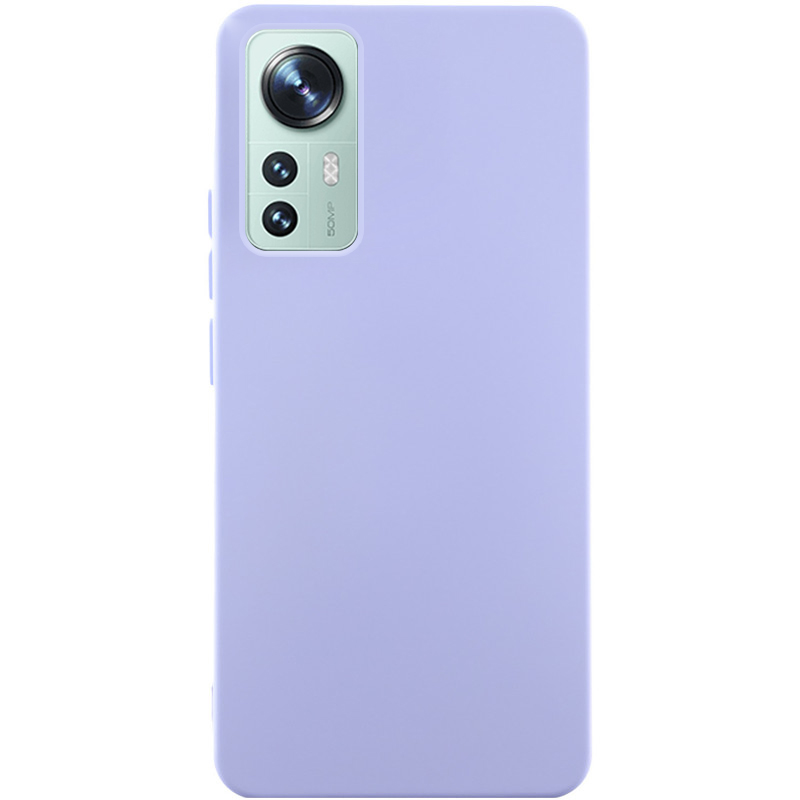 Чехол Silicone Cover Lakshmi (AA) для Xiaomi 12T / 12T Pro (Сиреневый / Dasheen)