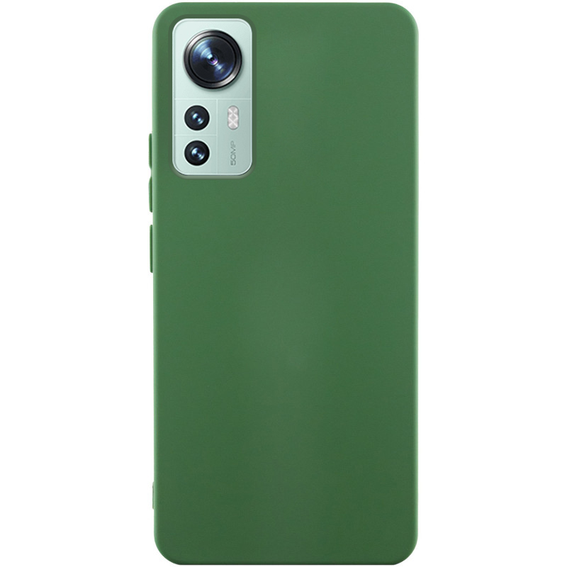 Чехол Silicone Cover Lakshmi (AA) для Xiaomi 12T / 12T Pro (Зеленый / Dark green)