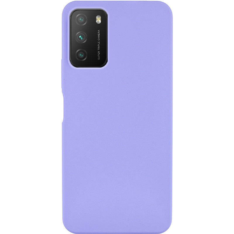 Чехол Silicone Cover Lakshmi (AA) для Xiaomi Poco M3 (Сиреневый / Dasheen)