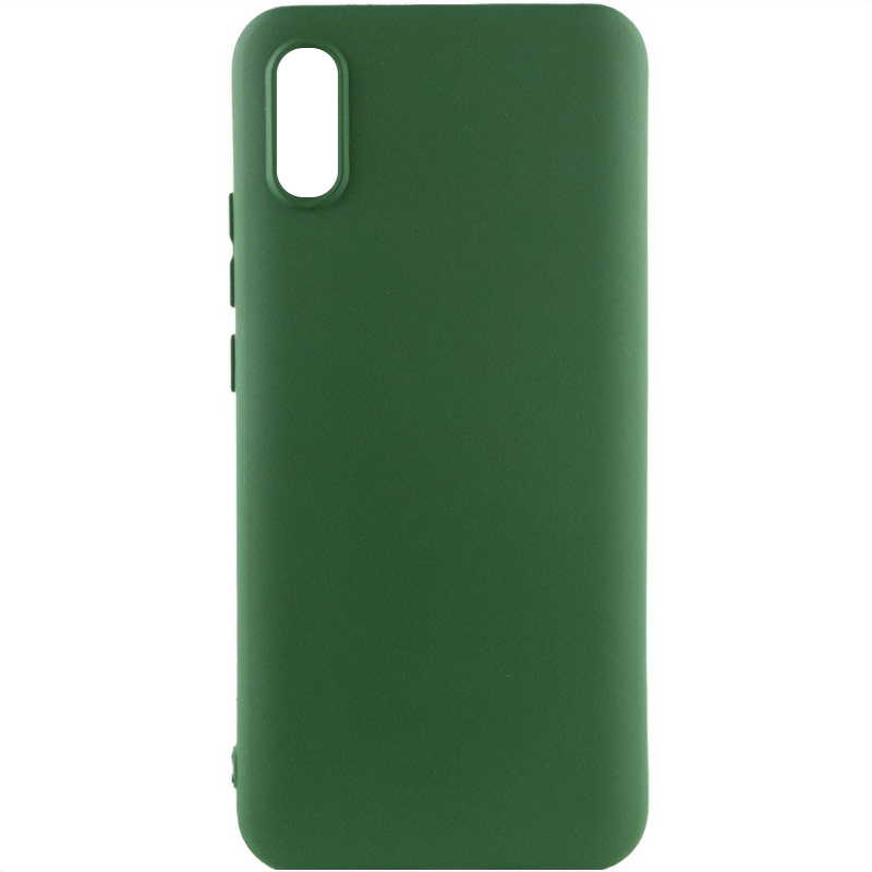 Чохол Silicone Cover Lakshmi (AA) для Xiaomi Redmi 9A (Зелений / Dark green)