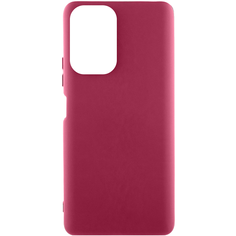 Чехол Silicone Cover Lakshmi (AA) для Xiaomi Redmi Note 10 Pro Max (Бордовый / Marsala)