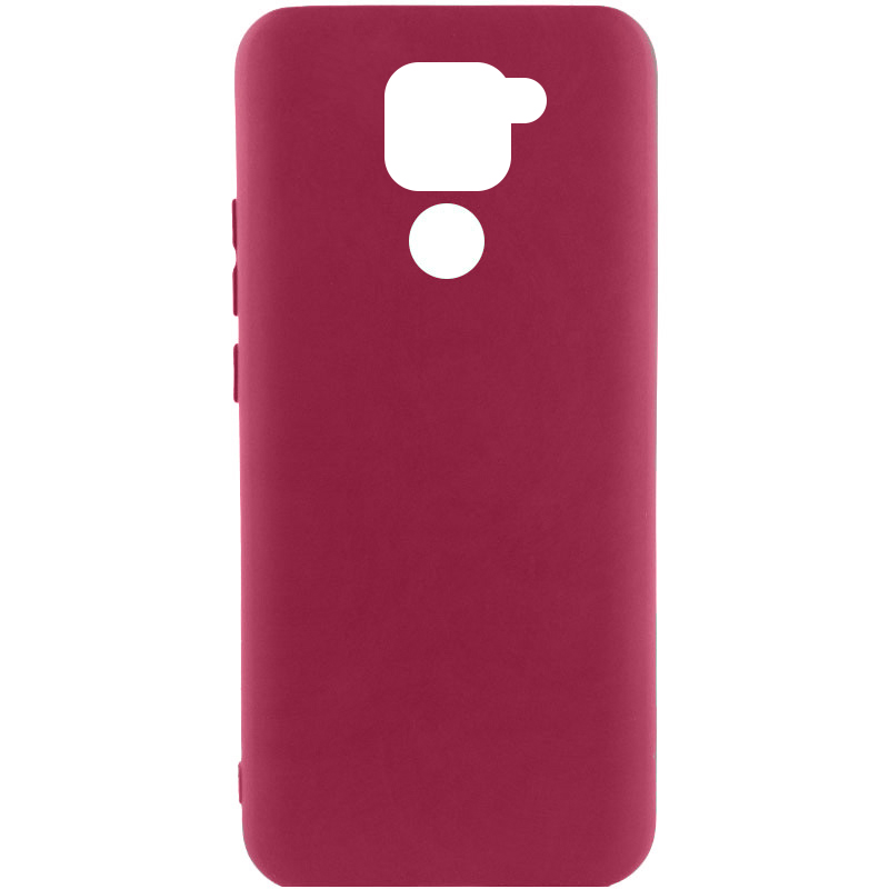 Чохол Silicone Cover Lakshmi (AA) для Xiaomi Redmi Note 9 (Бордовий / Marsala)