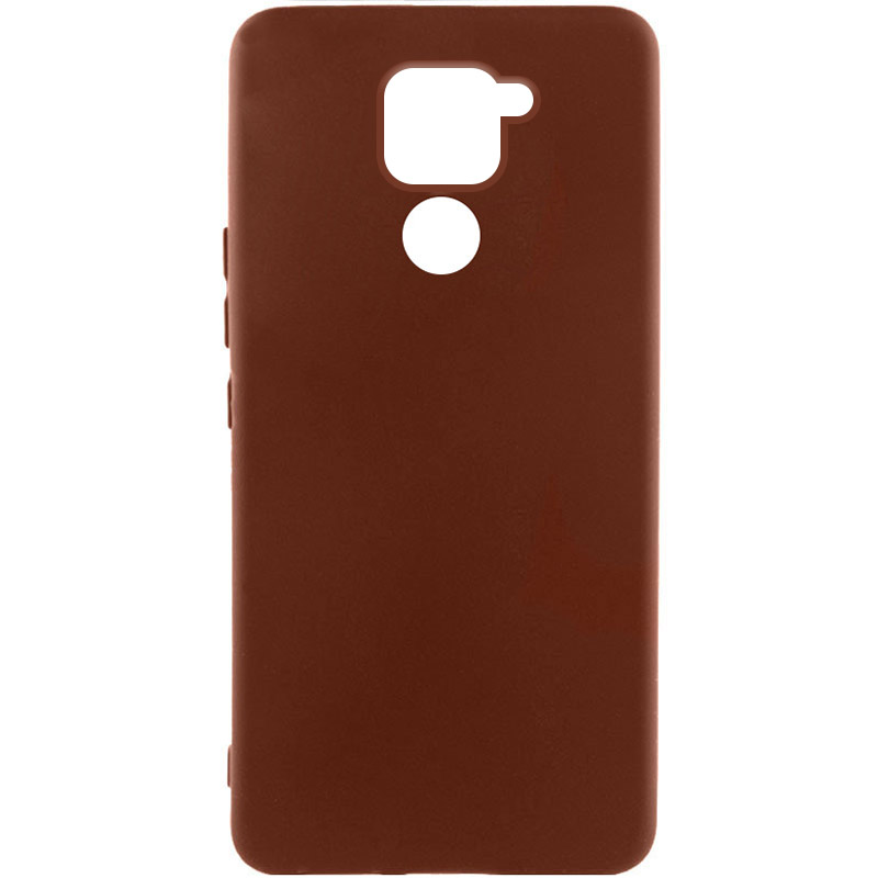 Чохол Silicone Cover Lakshmi (AA) для Xiaomi Redmi Note 9 (Коричневий / Brown)