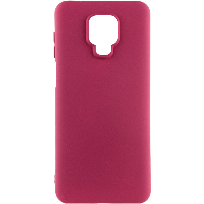 Чехол Silicone Cover Lakshmi (AA) для Xiaomi Redmi Note 9s (Бордовый / Marsala)
