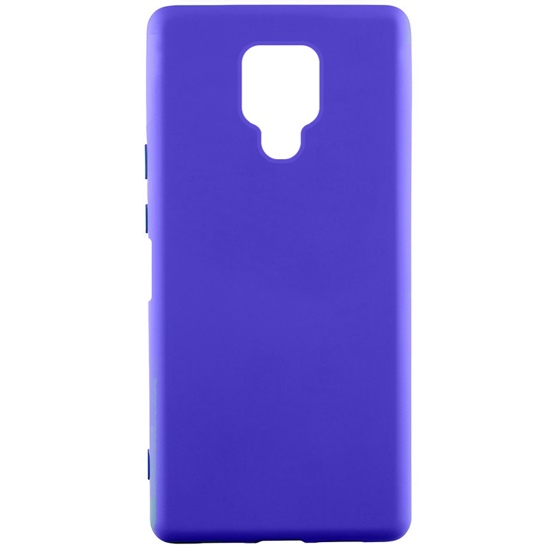 Чохол Silicone Cover Lakshmi (AA) для Xiaomi Redmi Note 9s (Синій / Iris)