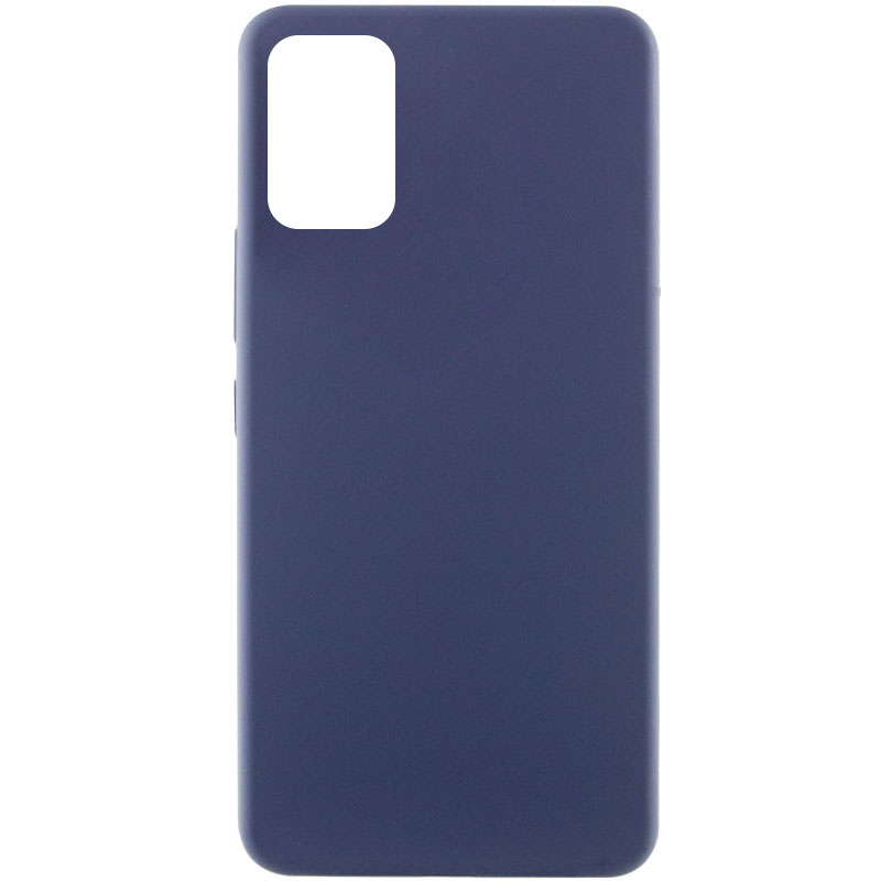 Чохол Silicone Cover Lakshmi (AAA) для Samsung Galaxy A51 (Темно-синій / Midnight blue)