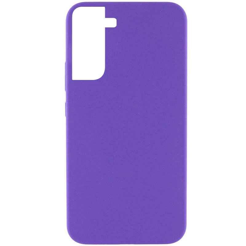 Чехол Silicone Cover Lakshmi (AAA) для Samsung Galaxy S21 FE (Фиолетовый / Amethyst)