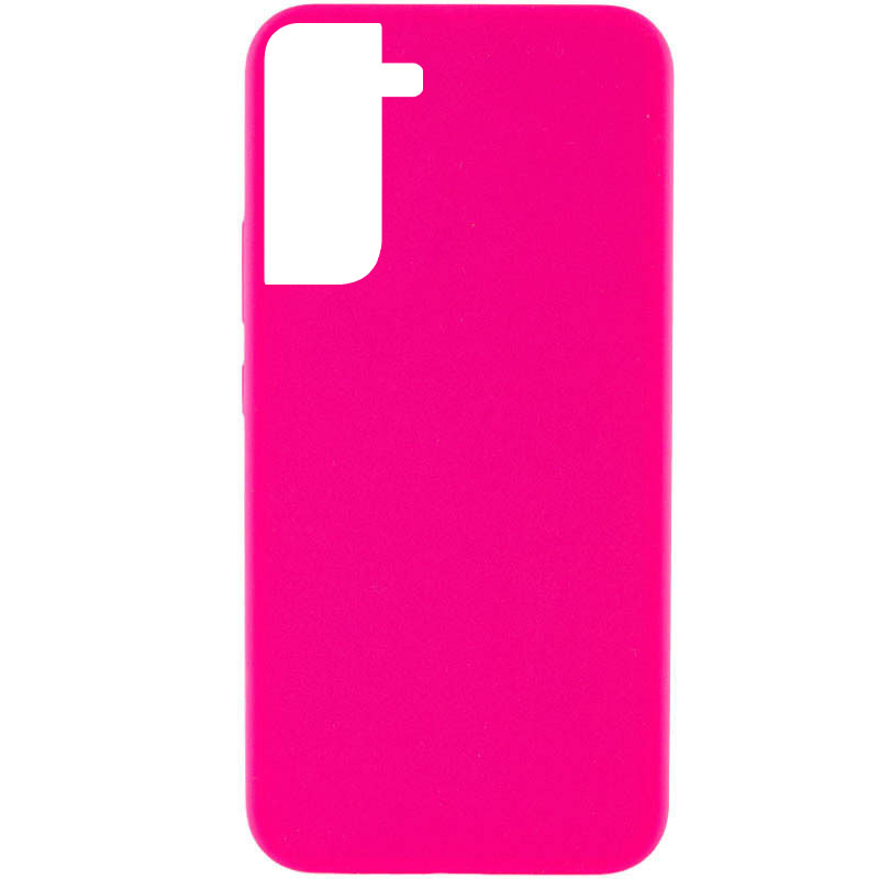 Чохол Silicone Cover Lakshmi (AAA) для Samsung Galaxy S21 FE (Рожевий / Barbie pink)