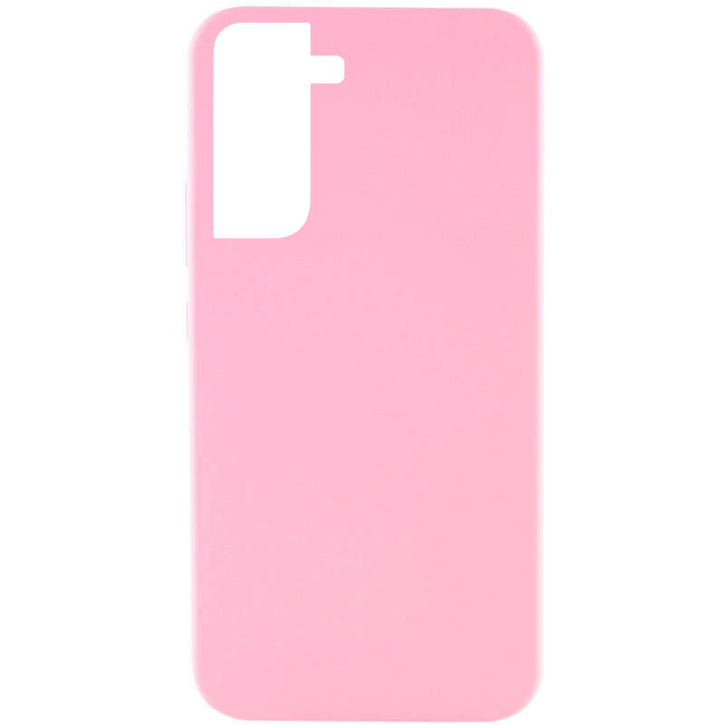 Чехол Silicone Cover Lakshmi (AAA) для Samsung Galaxy S21 FE (Розовый / Light pink)