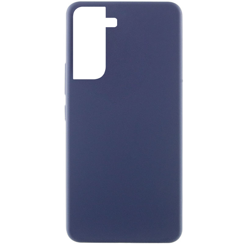 Чехол Silicone Cover Lakshmi (AAA) для Samsung Galaxy S21 FE (Темно-синий / Midnight blue)